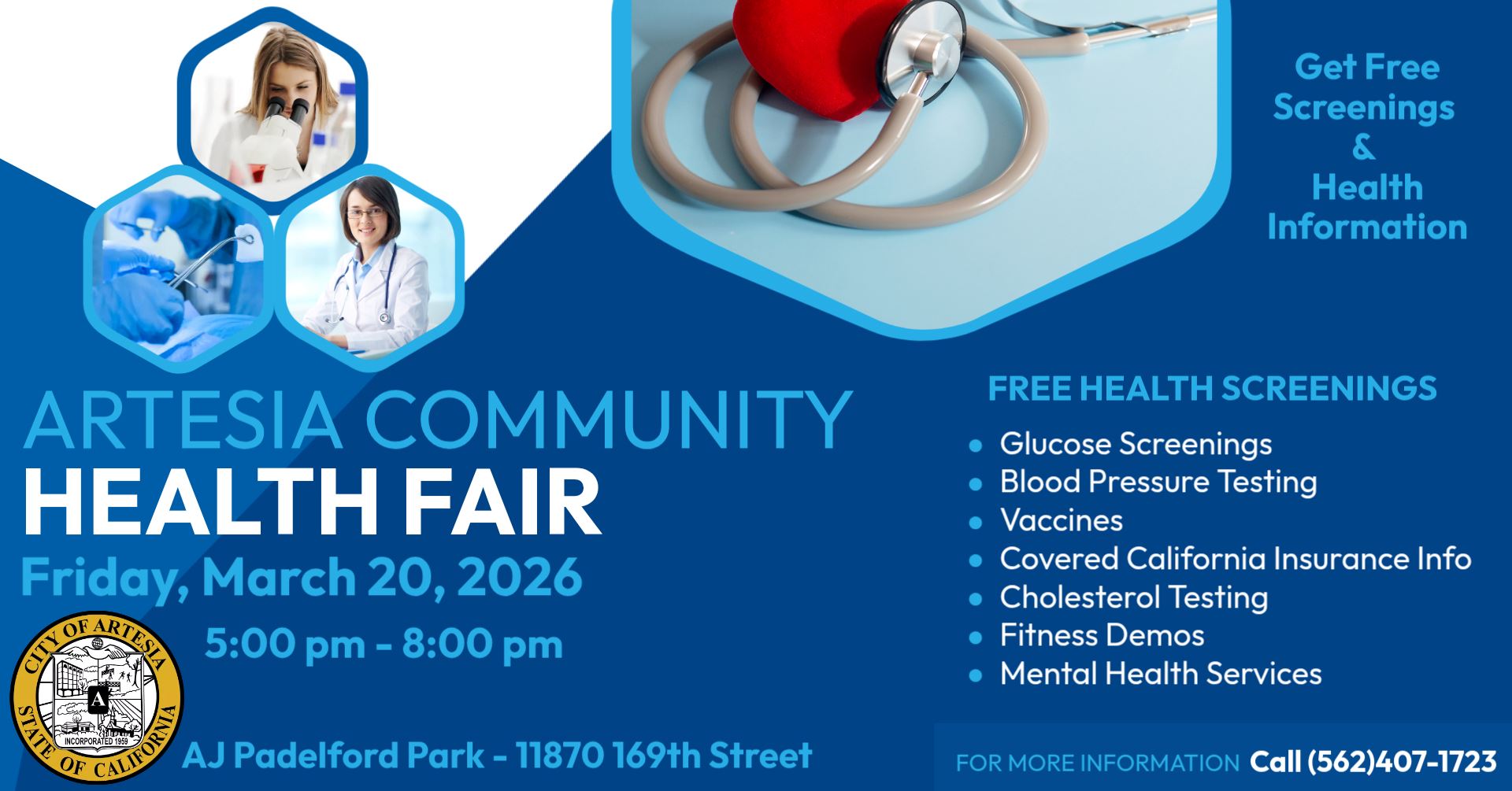 AJ Health Fair Flyer Mar 20 2026 FB