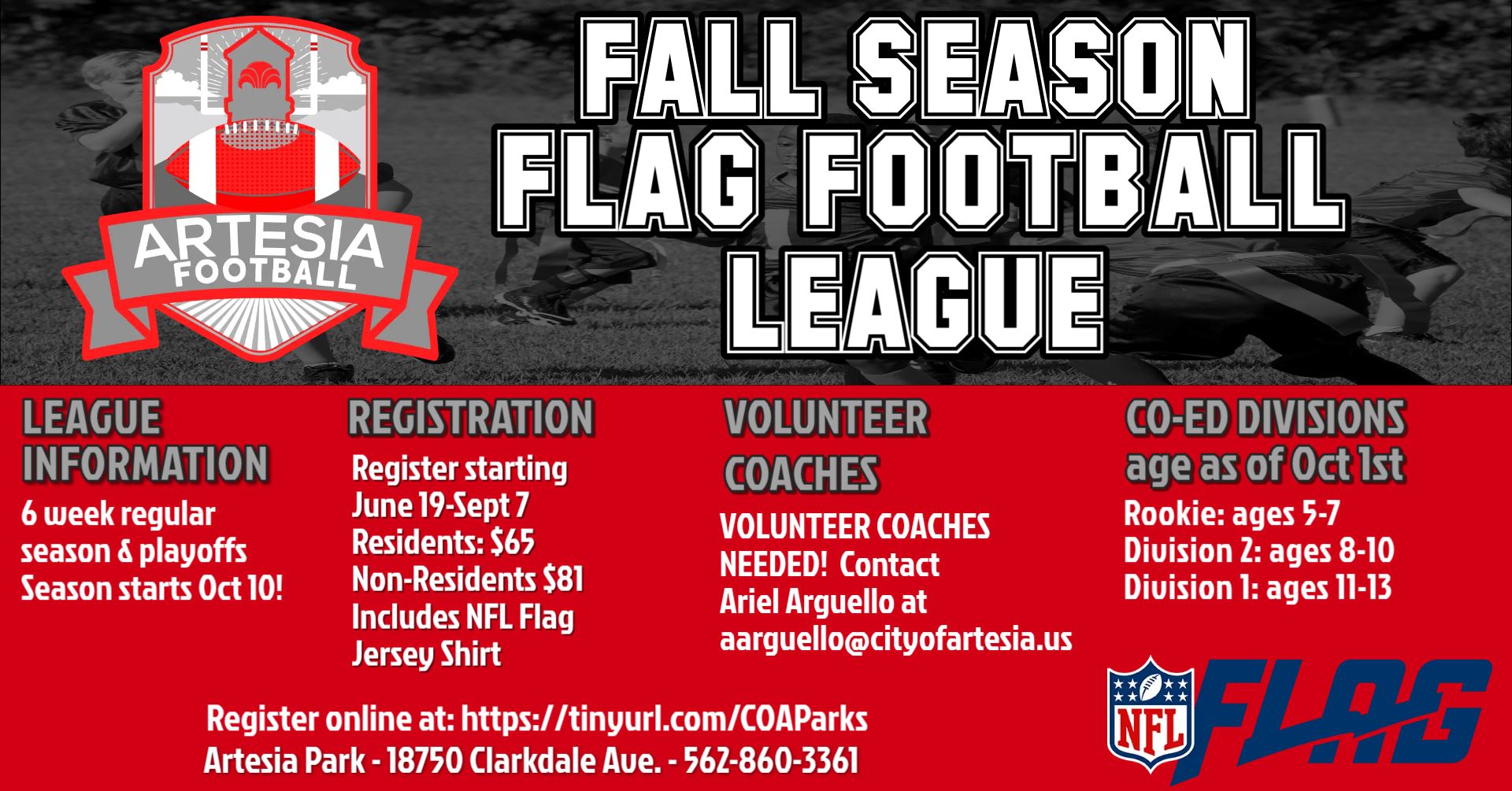 Flag Football league 2026 FB